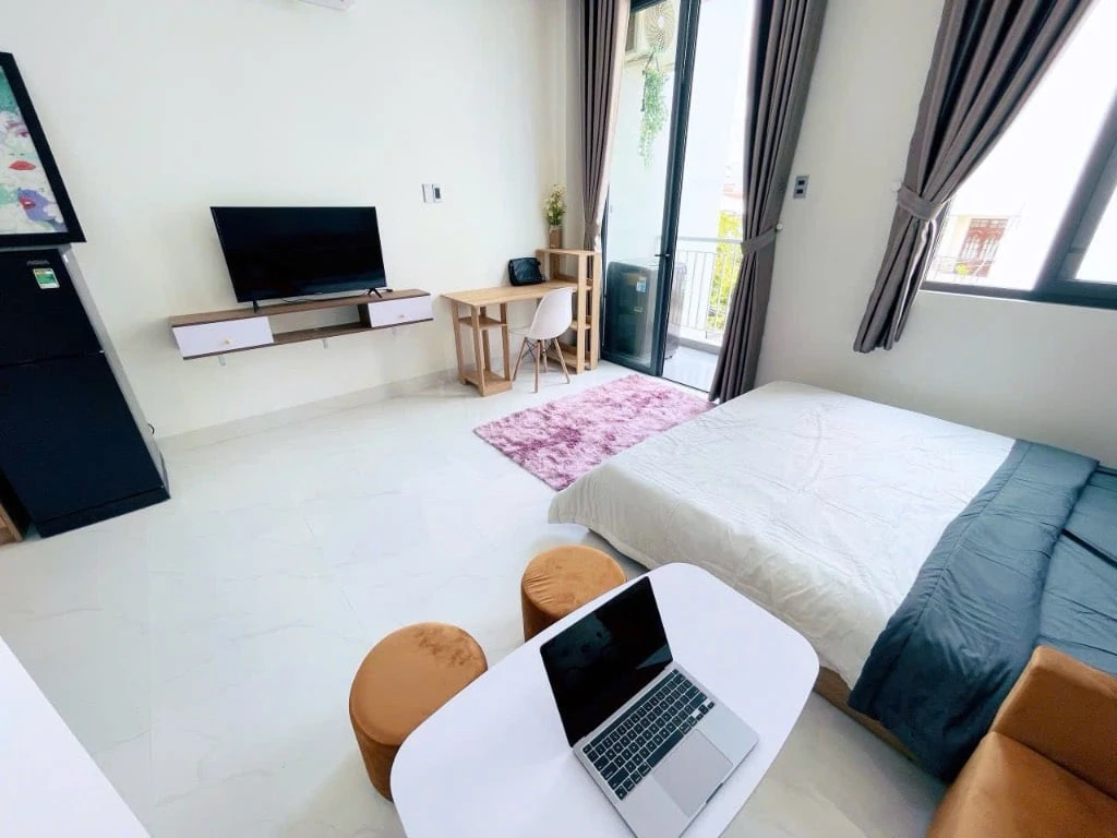CĂN HỘ NGUYỄN THƯỢNG HIỀN, TRUNG TÂM BÌNH THẠNH, BAN CÔNG THOÁNG MÁT, FULL NỘI THẤT — ảnh 8