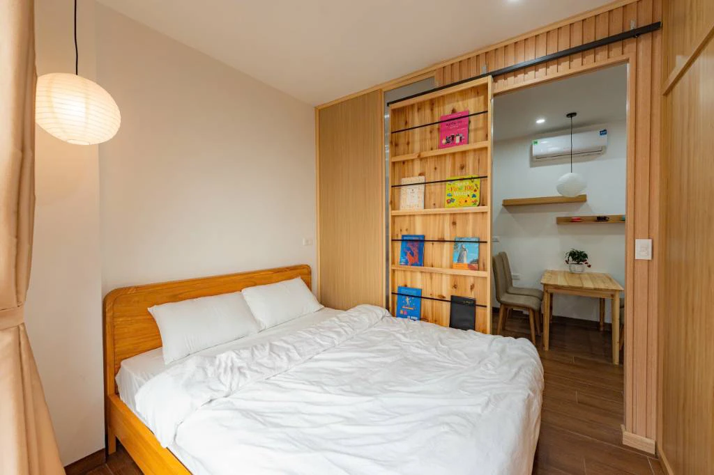 CHO THUÊ CĂN HỘ LẠC LONG QUÂN, TÂY HỒ, GIÁ 7 TRIỆU FULL NỘI THẤT GỖ XỊN, BAN CÔNG — ảnh 6