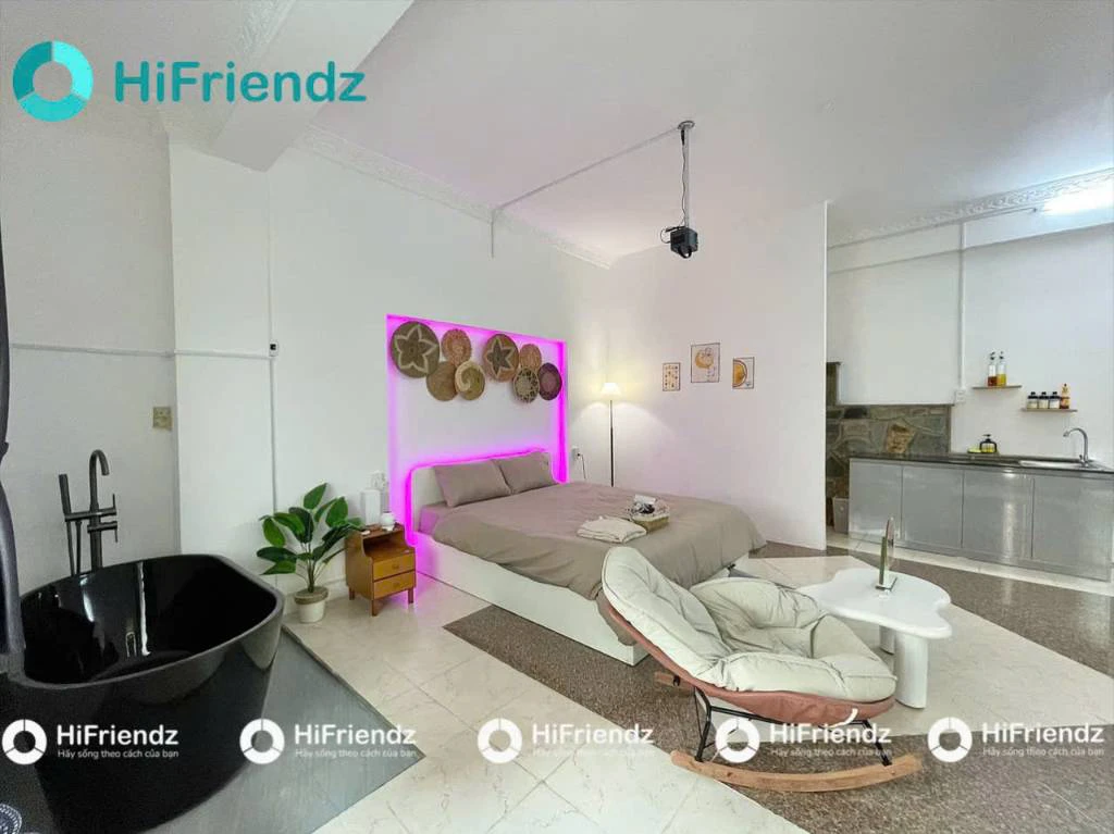 CHO THUÊ CĂN STUDIO CÙ LAO, PHÚ NHUẬN, BAN CÔNG RIÊNG TONE HỒNG XINH XẮN, ĐẾN QUẬN 1 — ảnh 3