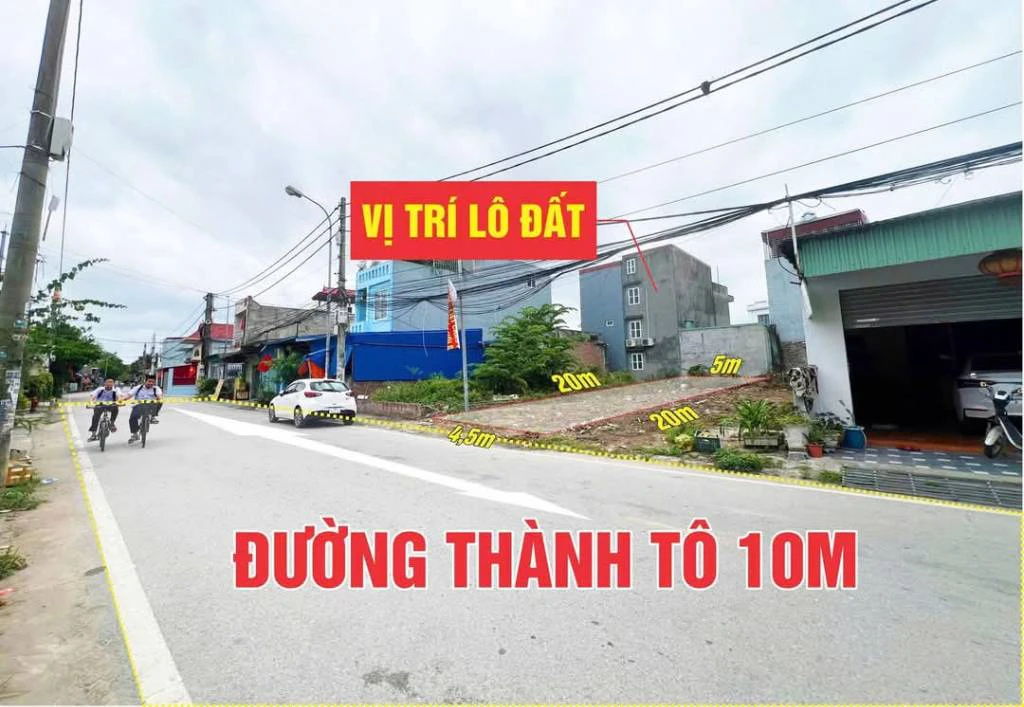 Chính chủ bán đất Thành Tô Hải An, 95m2 làm việc trực tiếp chủ nha — ảnh 1
