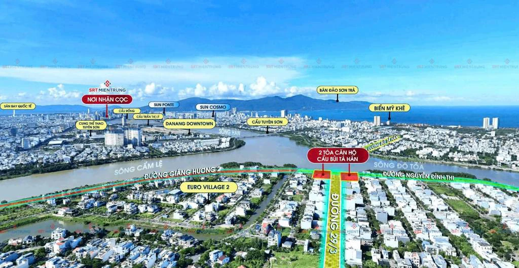 Bán căn hộ Hòa Xuân Cẩm Lệ Đà Nẵng view 3 nhánh sông, dt 70m2 giá 4.2 tỷ — ảnh 2