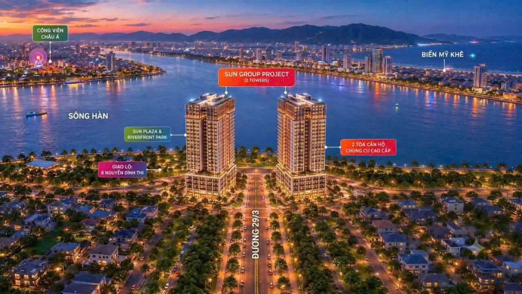 Bán căn hộ Hòa Xuân Cẩm Lệ Đà Nẵng view 3 nhánh sông, dt 70m2 giá 4.2 tỷ — ảnh 4