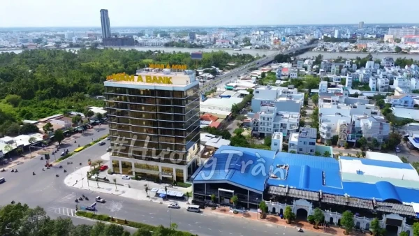 CHO THUÊ VĂN PHÒNG GÓC 2MT QUANG TRUNG, CÁI RẰNG, DT TỪ 65M2 TÒA NAM Á BANK, 23.4 TRIỆU