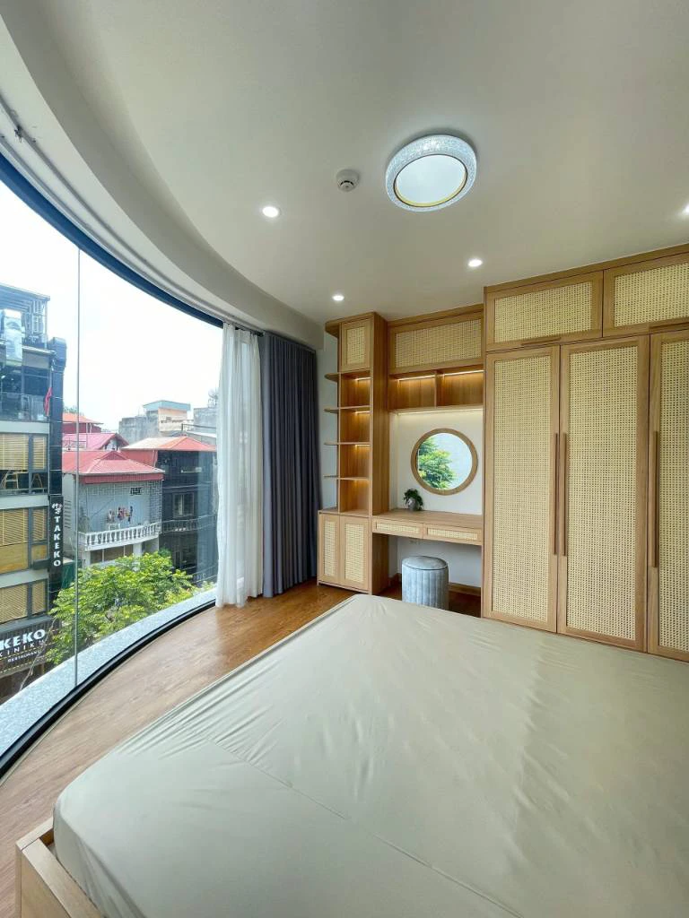 New, cho thuê phòng Phan Kế Bính Ba Đình, 2PN 2WC ô tô đỗ cửa, full nội thất có ban công rộng — ảnh 4