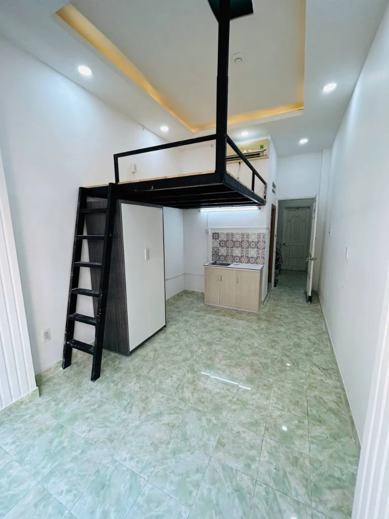 Cho thuê căn hộ Nguyễn Công Hoan Bình Thạnh, full nội thất, có gác, cửa sổ lầu 1, giá 5tr — ảnh 3