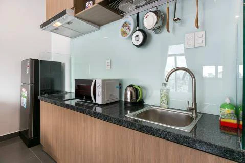 Cho thuê căn Studio Trường Sa Bình Thạnh, mới tinh ban công cực chill, gần Hàng Xanh — ảnh 5