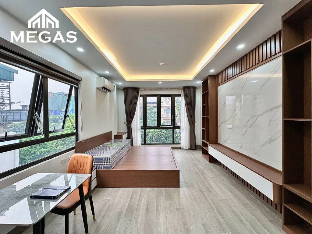 Siêu hot, cho thuê phòng Cầu Giấy, ô tô đỗ cửa full nội thất, cách ĐH Thương mại chỉ 100m — ảnh 1