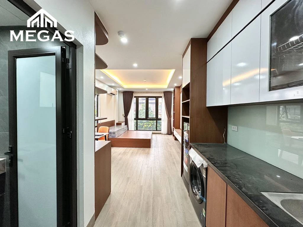 Siêu hot, cho thuê phòng Cầu Giấy, ô tô đỗ cửa full nội thất, cách ĐH Thương mại chỉ 100m — ảnh 5