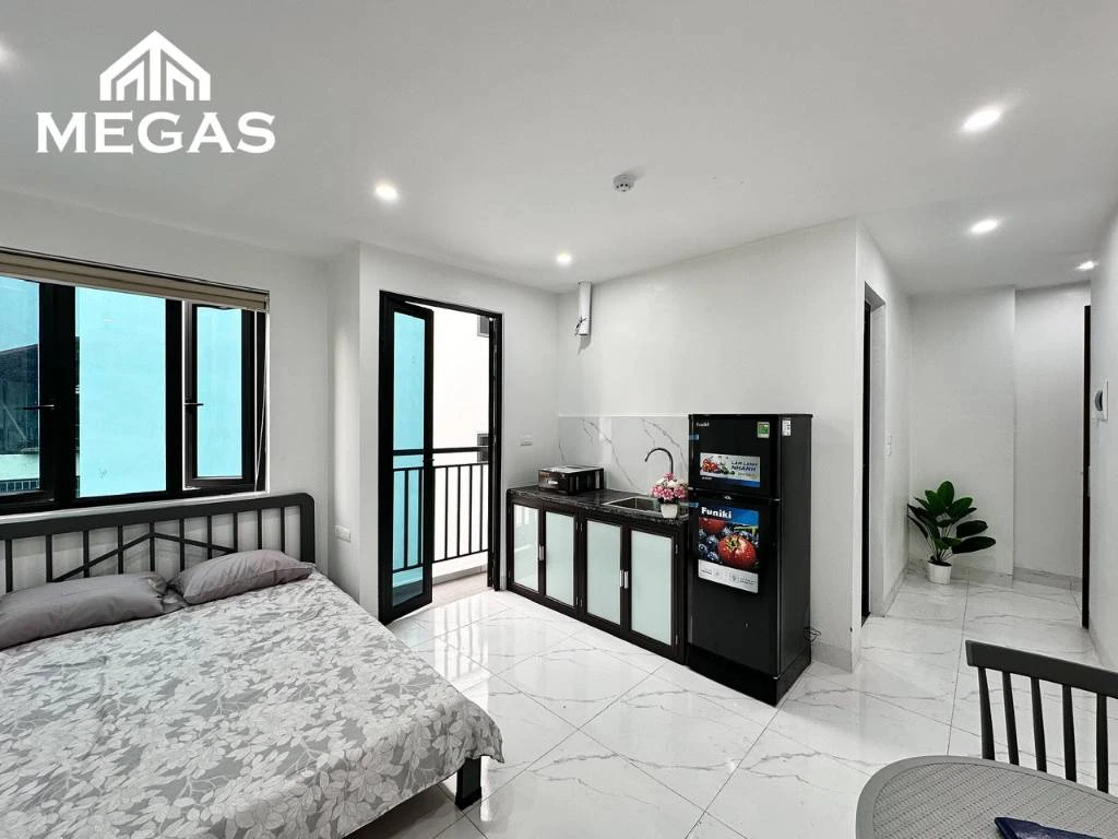 CHO THUÊ CĂN HỘ STUDIO TRẦN CUNG, CẦU GIẤY, MỚI TINH - FULL NỘI THẤT — ảnh 1