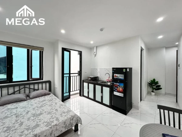 CHO THUÊ CĂN HỘ STUDIO TRẦN CUNG, CẦU GIẤY, MỚI TINH - FULL NỘI THẤT