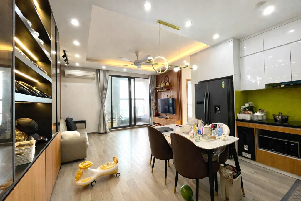 Bán căn hộ 2 ngủ lô góc đỉnh Thiên Niên Kỷ, view trọn Hà Đông, dt gần 80m2, giá 7,5 tỷ — ảnh 3