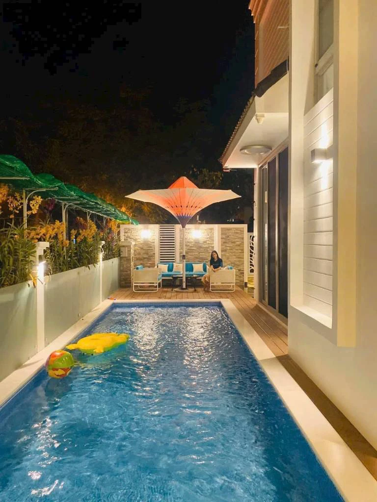 Cho thuê biệt thự đơn lập Khu dân cư Nam Viên, có hồ bơi, full nội thất, vị trí đắc địa — ảnh 7
