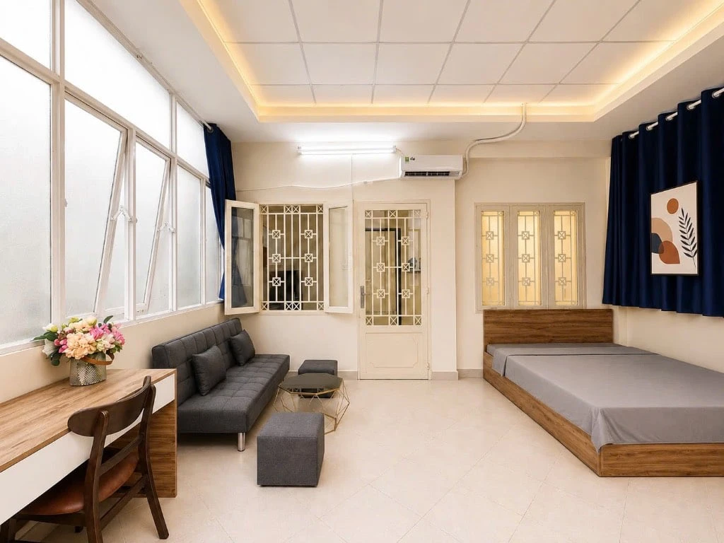 Căn hộ cao cấp Huỳnh Văn Bánh, Phú Nhuận, 2PN 70m2 Ban công, giá 9,3tr — ảnh 7