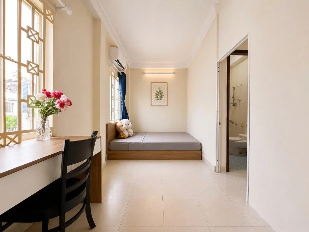 Căn hộ cao cấp Huỳnh Văn Bánh, Phú Nhuận, 2PN 70m2 Ban công, giá 9,3tr — ảnh 12