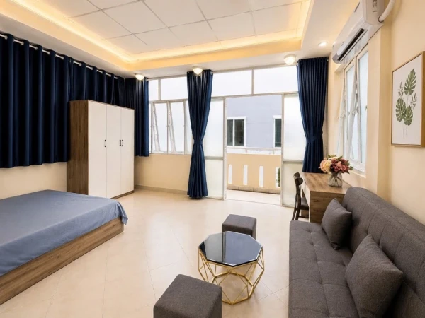 Căn hộ cao cấp Huỳnh Văn Bánh, Phú Nhuận, 2PN 70m2 Ban công, giá 9,3tr