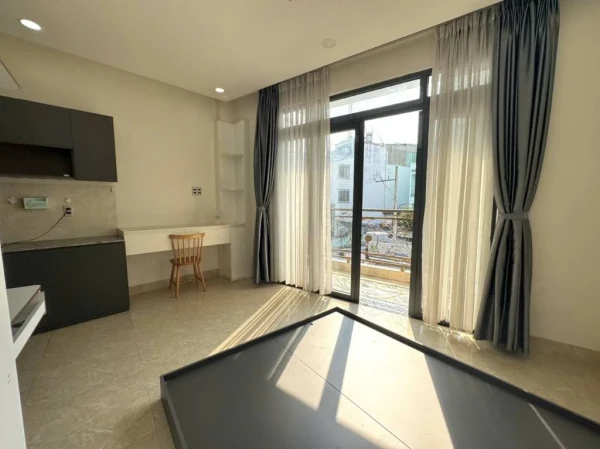 Cho thuê căn hộ đường Nguyễn Văn Đậu, Bình Thạnh, dt 35m2 có ban công rộng