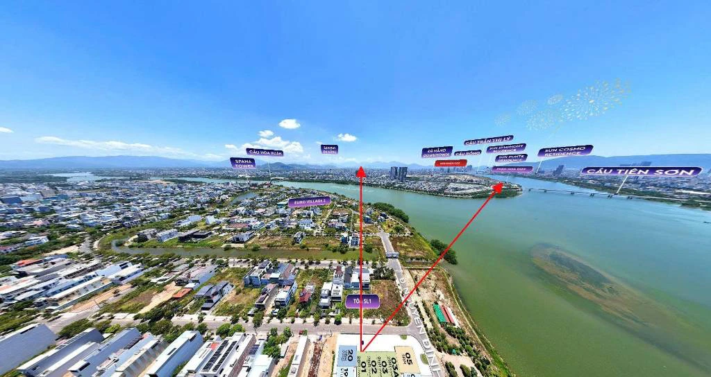 BÁN CĂN HỘ EURO VILLAGE 2 ĐÀ NẴNG, 2PN 1WC VIEW SÔNG, PHÁO HOA, GIÁ CHỈ 2 TỶ 8 — ảnh 1