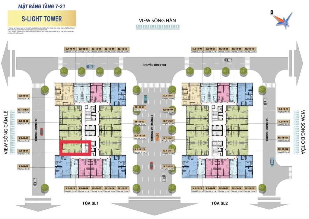 BÁN CĂN HỘ EURO VILLAGE 2 ĐÀ NẴNG, 2PN 1WC VIEW SÔNG, PHÁO HOA, GIÁ CHỈ 2 TỶ 8 — ảnh 2