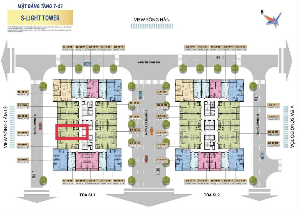 BÁN CĂN HỘ EURO VILLAGE 2, CẨM LỆ, CĂN 2PN 1WC, DT 59M2 PHÙ HỢP VỚI GIA ĐÌNH NHỎ — ảnh 3