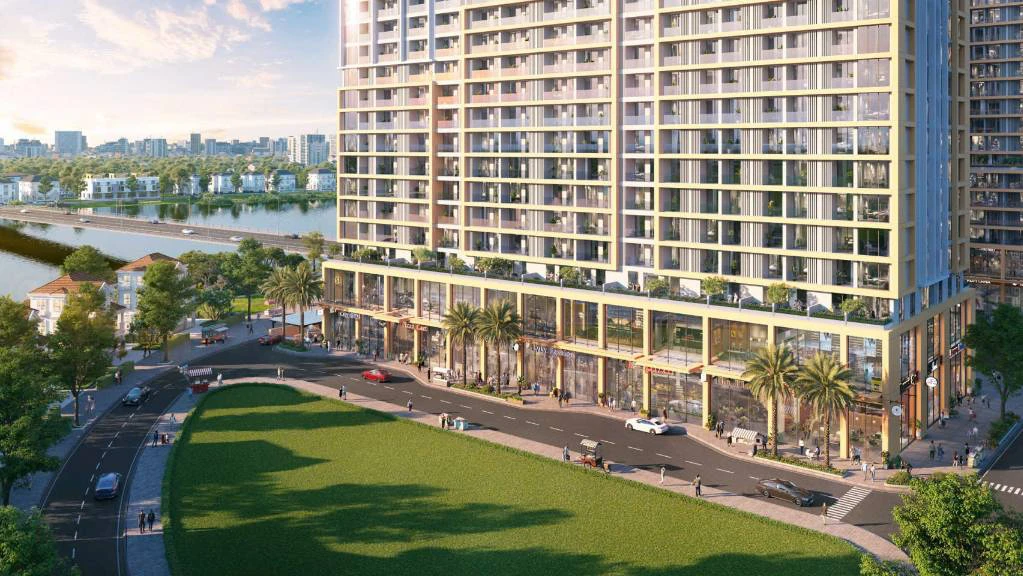Bán shophouse Sun Spana Tower, Đà Nẵng, khối đế, sở hữu lâu dài — ảnh 1